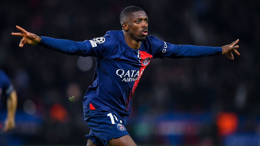 Ousmane Dembélé no ayudó al Paris Saint-Germain a vencer al FC Barcelona